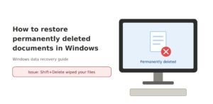 How to Restore Permanently Deleted Documents in Windows