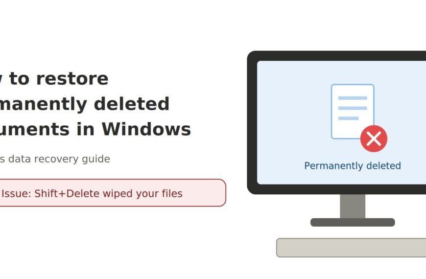 How to Restore Permanently Deleted Documents in Windows